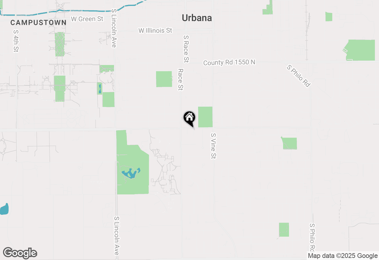Map of 105 W Florida Avenue, Urbana, IL 61801