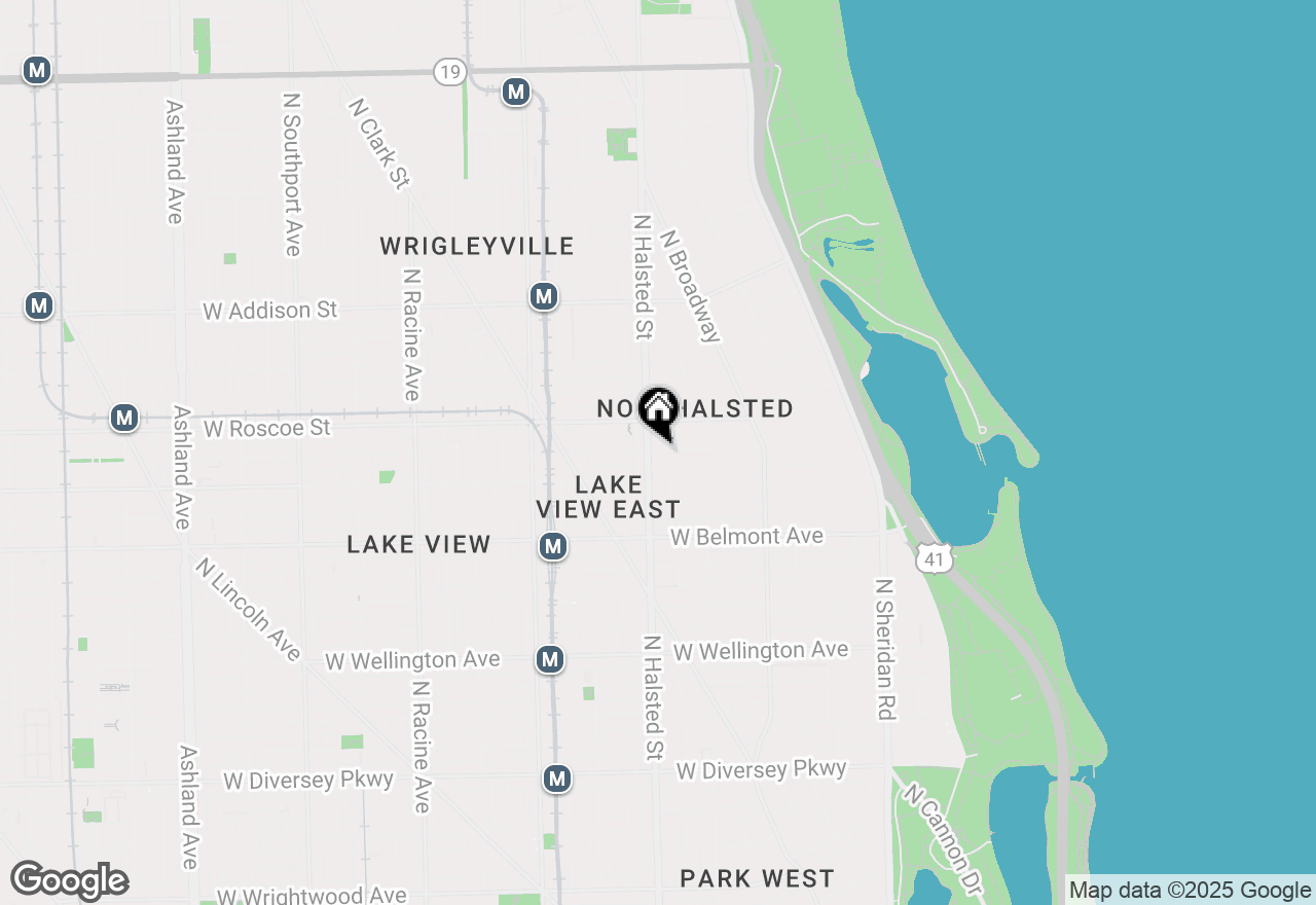 Map of 751 W Buckingham Place #3, Chicago, IL 60657