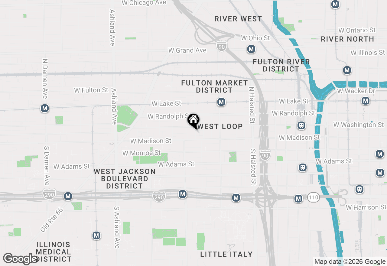Map of 24 N May Street #333, Chicago, IL 60607