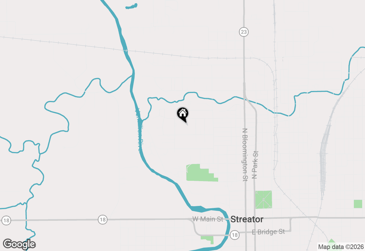 Map of 4 Geneske Court, Streator, IL 61364