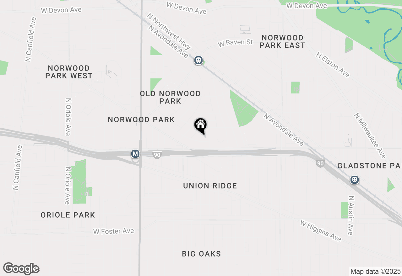 Map of 6826 W Hobart Avenue, Chicago, IL 60631