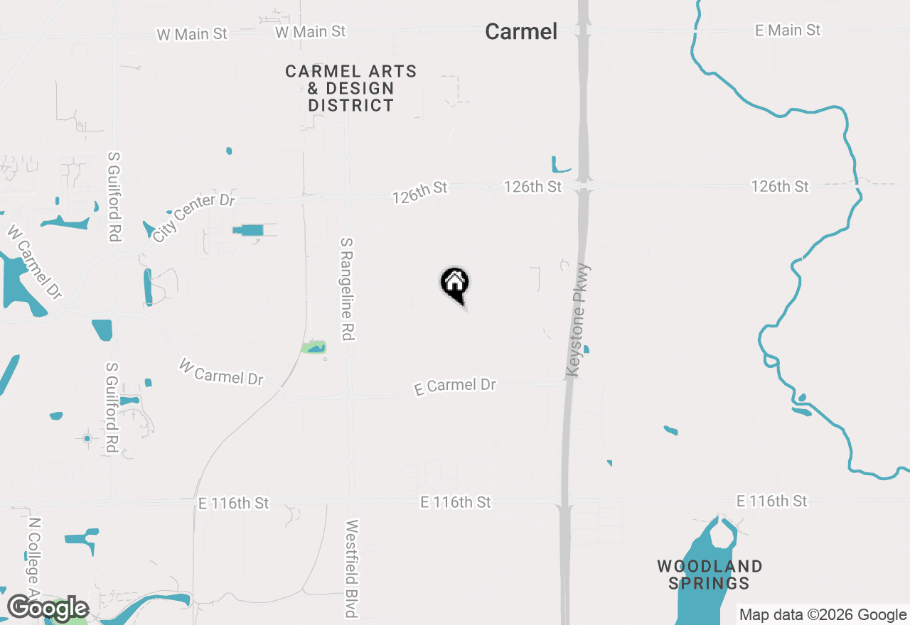 Map of 1036 E Auman Drive, Carmel, IN 46032