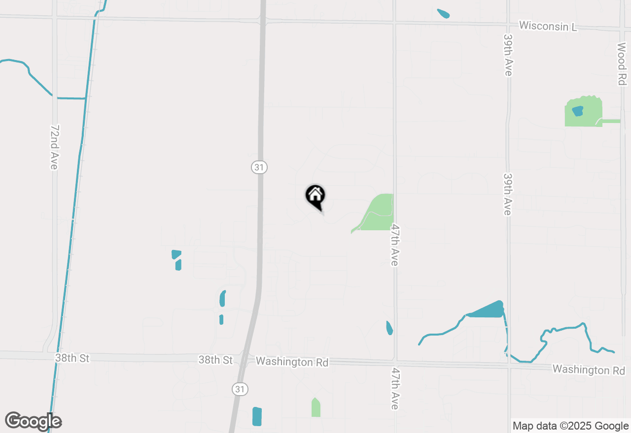 Map of 5307 28th Pl, Kenosha, WI 53144