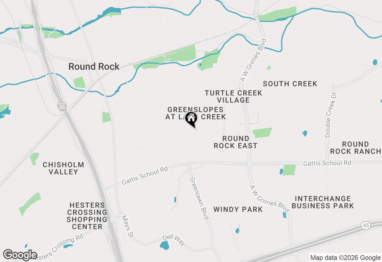 Map of 1111 Fairlawn Cv, Round Rock, TX 78664