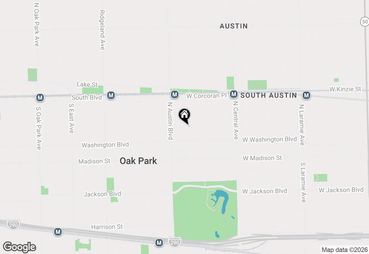 Map of 151 N Mason Avenue #2W, Chicago, IL 60644