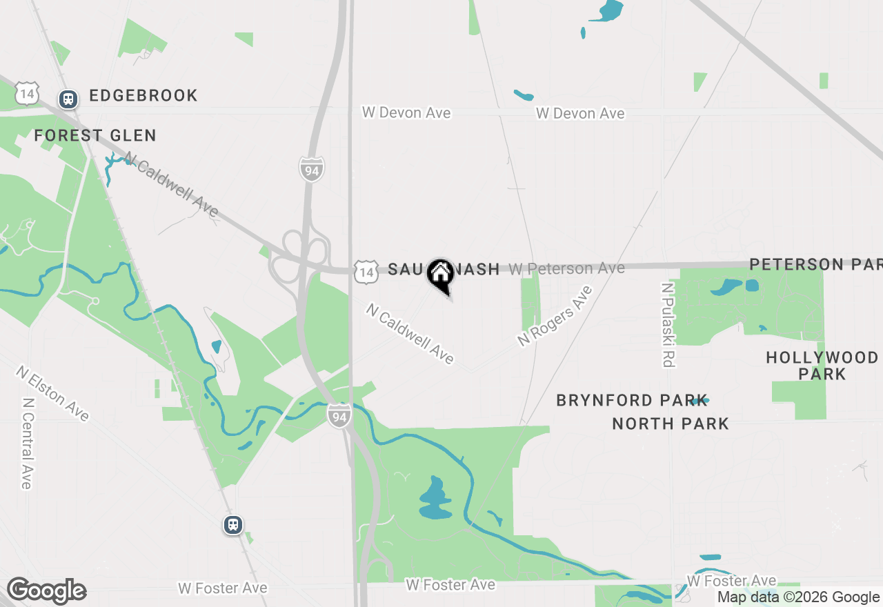 Map of 4550 W Thorndale Avenue, Chicago, IL 60646