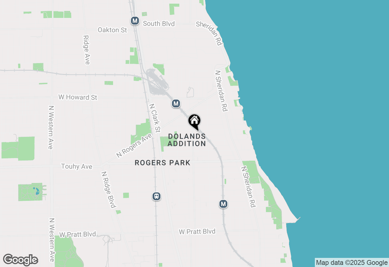 Map of 7361 N Ashland Boulevard #2, Chicago, IL 60626