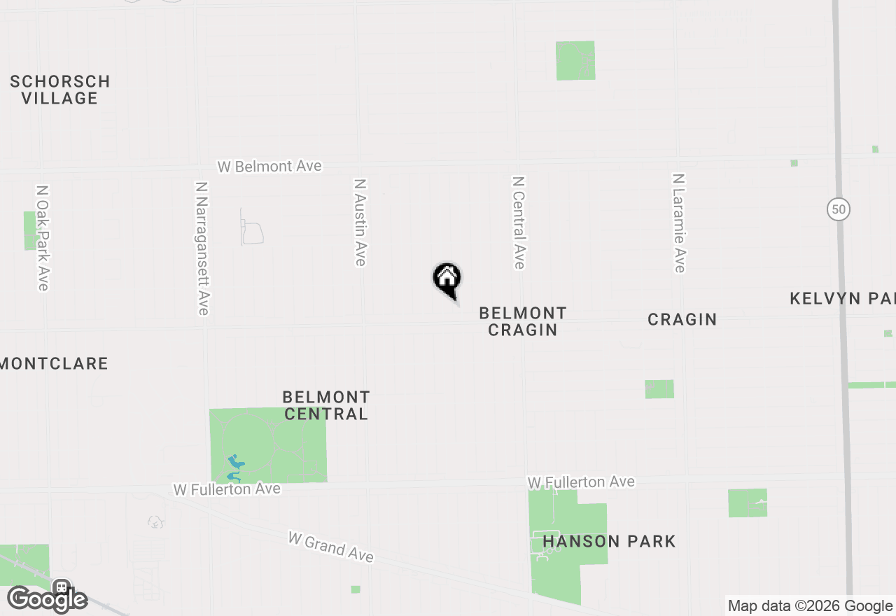 Map of 2821 N Menard Avenue, Chicago, IL 60634