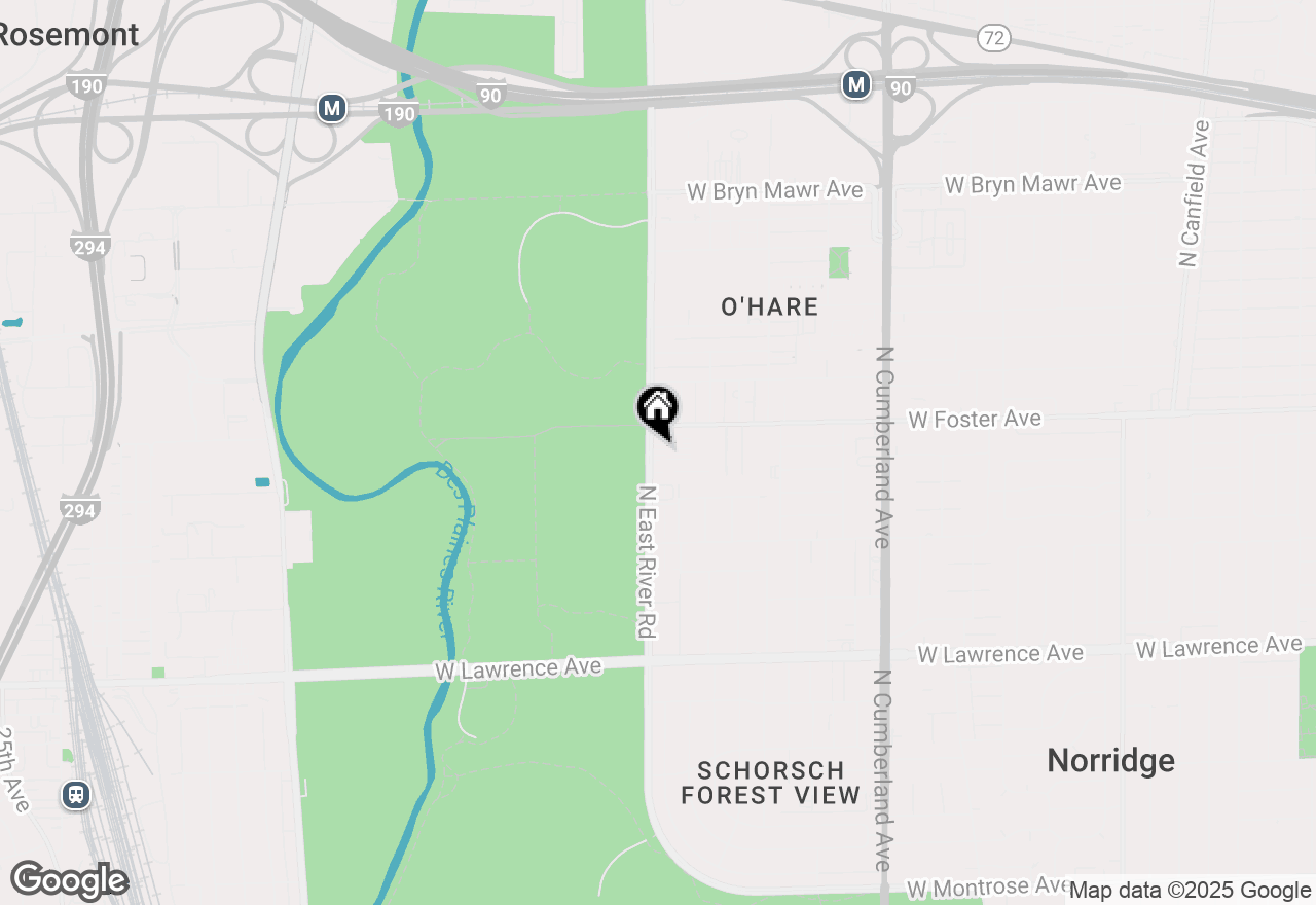 Map of 5143 N East River Road #152B, Chicago, IL 60656