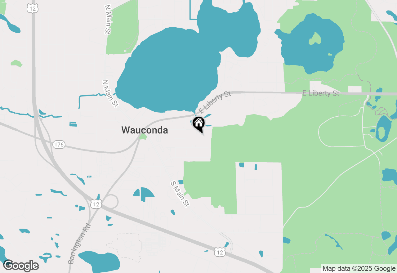 Map of 25586 W High Street, Wauconda, IL 60084