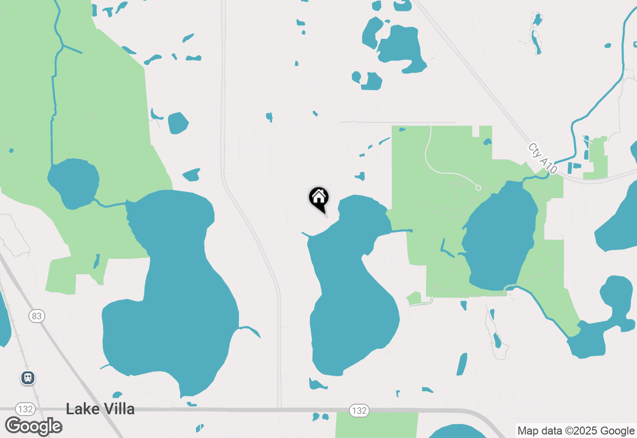 Map of 21584 W Lake Avenue, Lake Villa, IL 60046