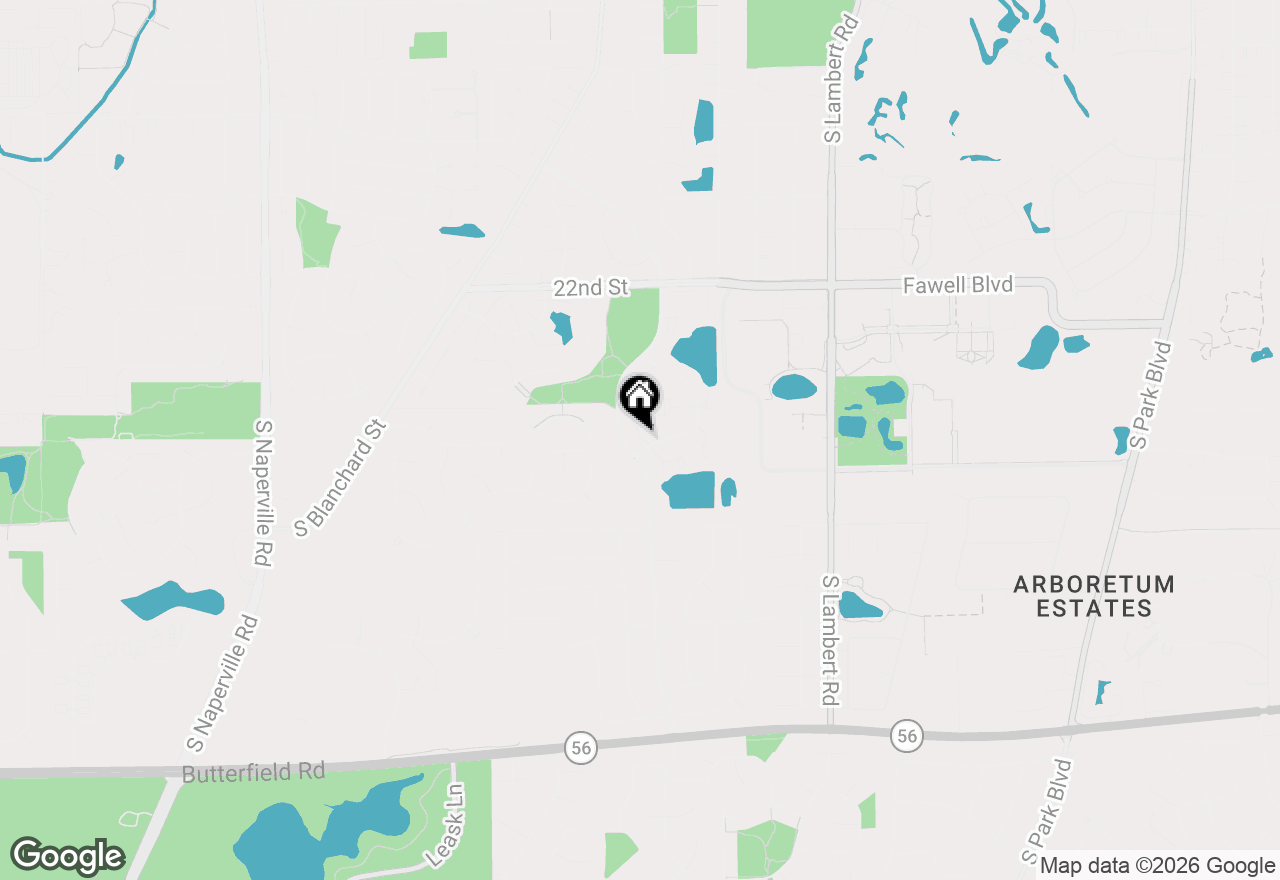 Map of 1756 Plymouth Court #B, Wheaton, IL 60189