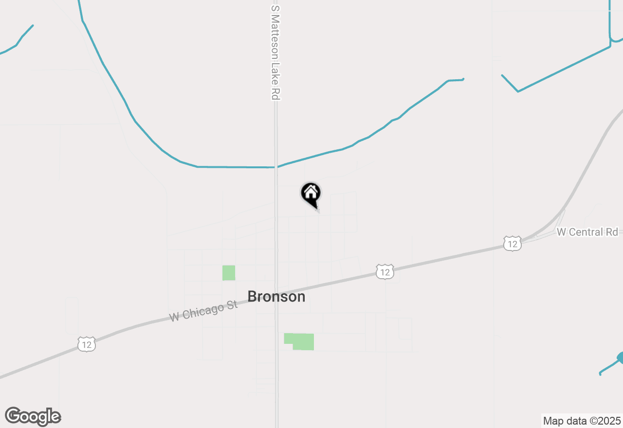 Map of 315 Railroad Street, Bronson, MI 49028