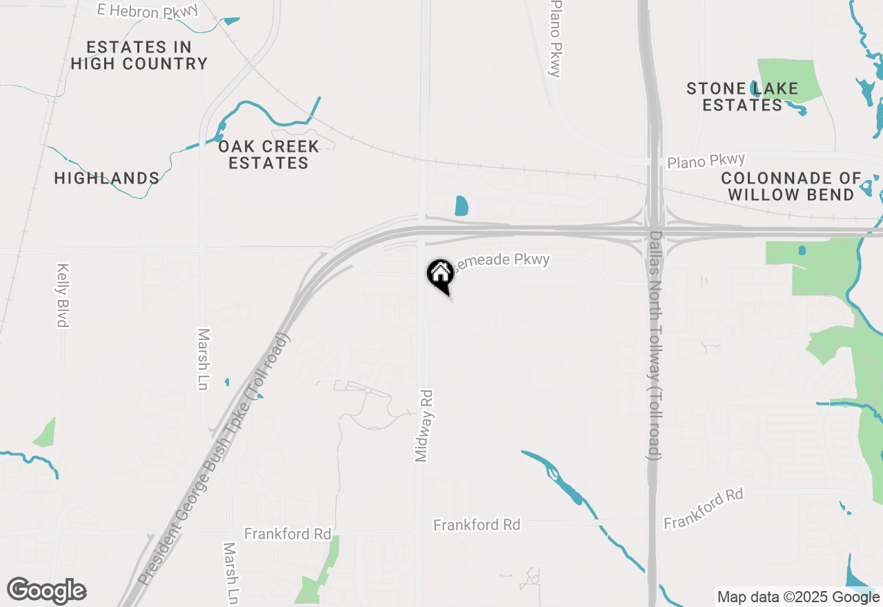 Map of 4039 Midrose Trail, Dallas, TX 75287