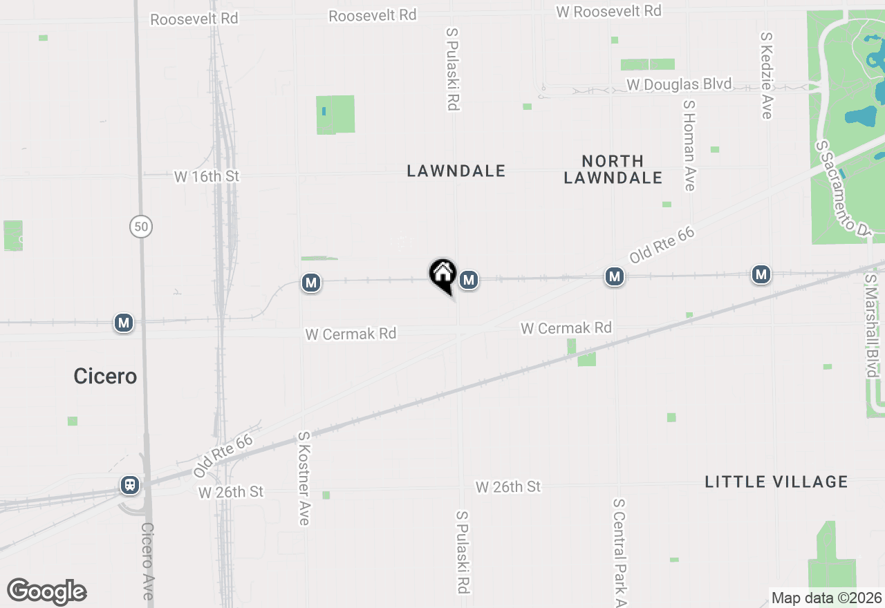 Map of 4018 W 21st Place, Chicago, IL 60623