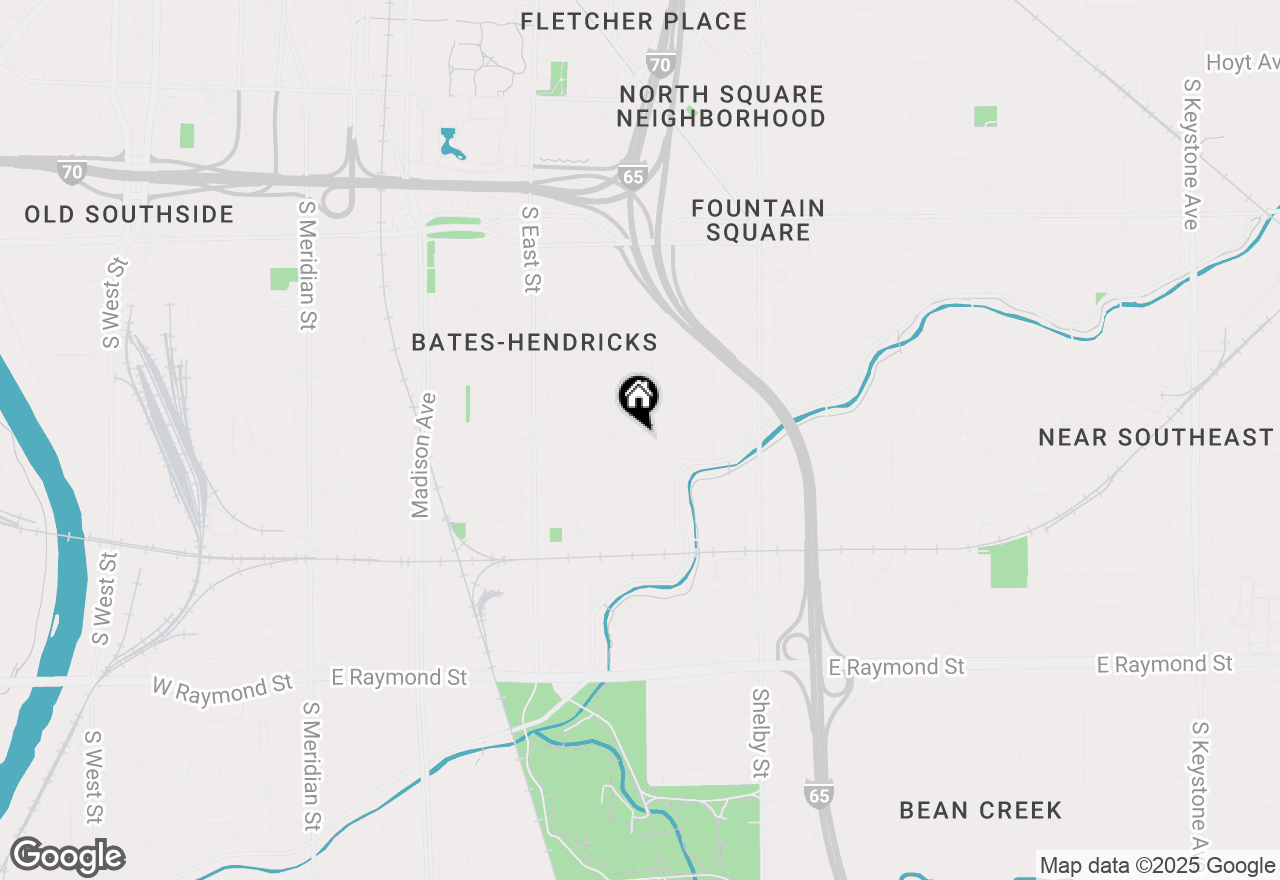 Map of 826 E Minnesota Street, Indianapolis, IN 46203