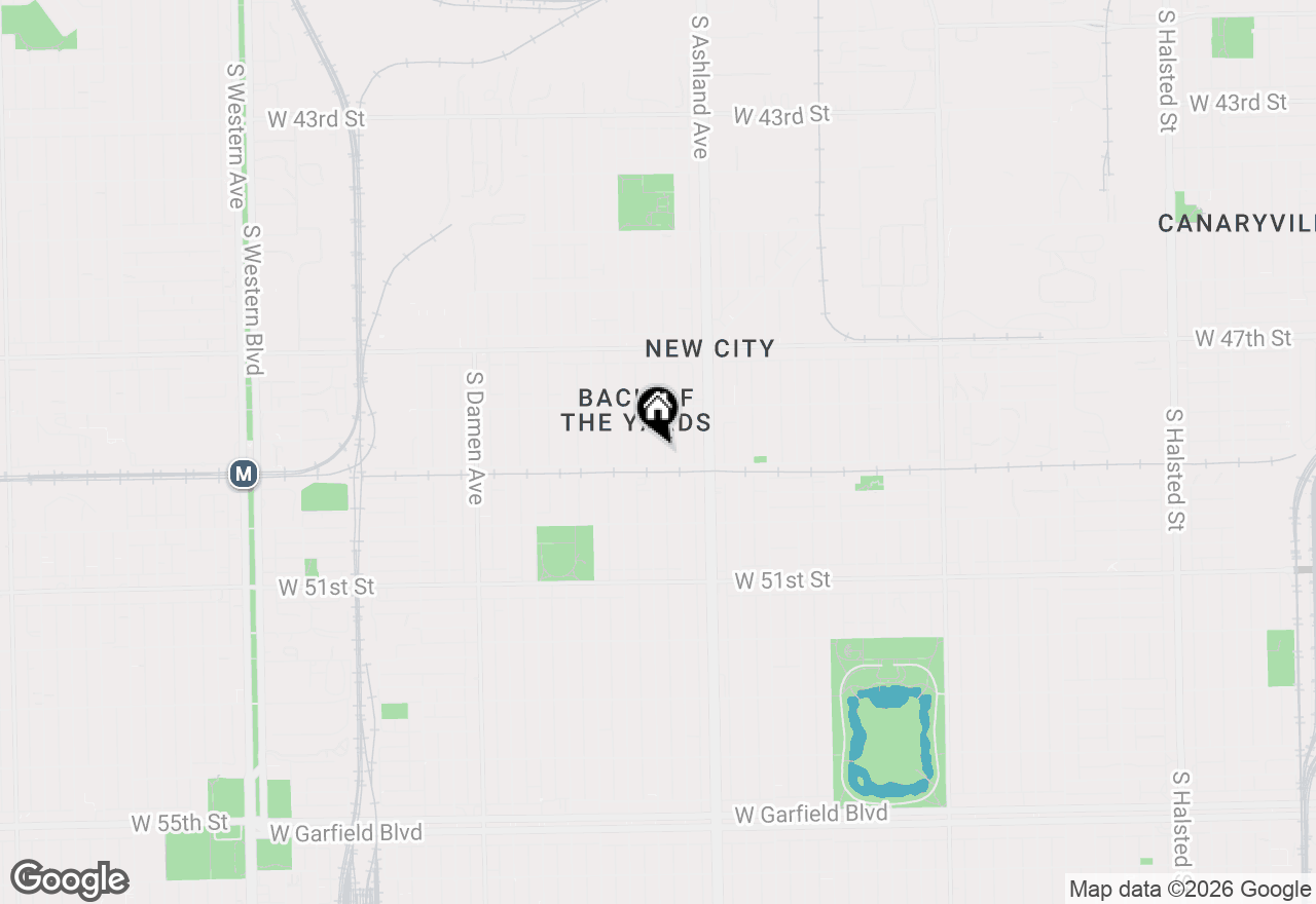 Map of 4849 S Paulina Street, Chicago, IL 60609