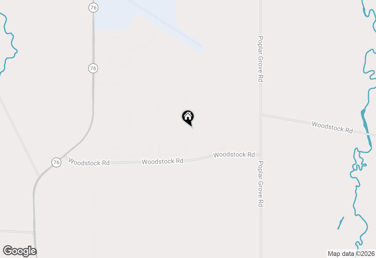 Map of 128 Titleist Trail, Poplar Grove, IL 61065