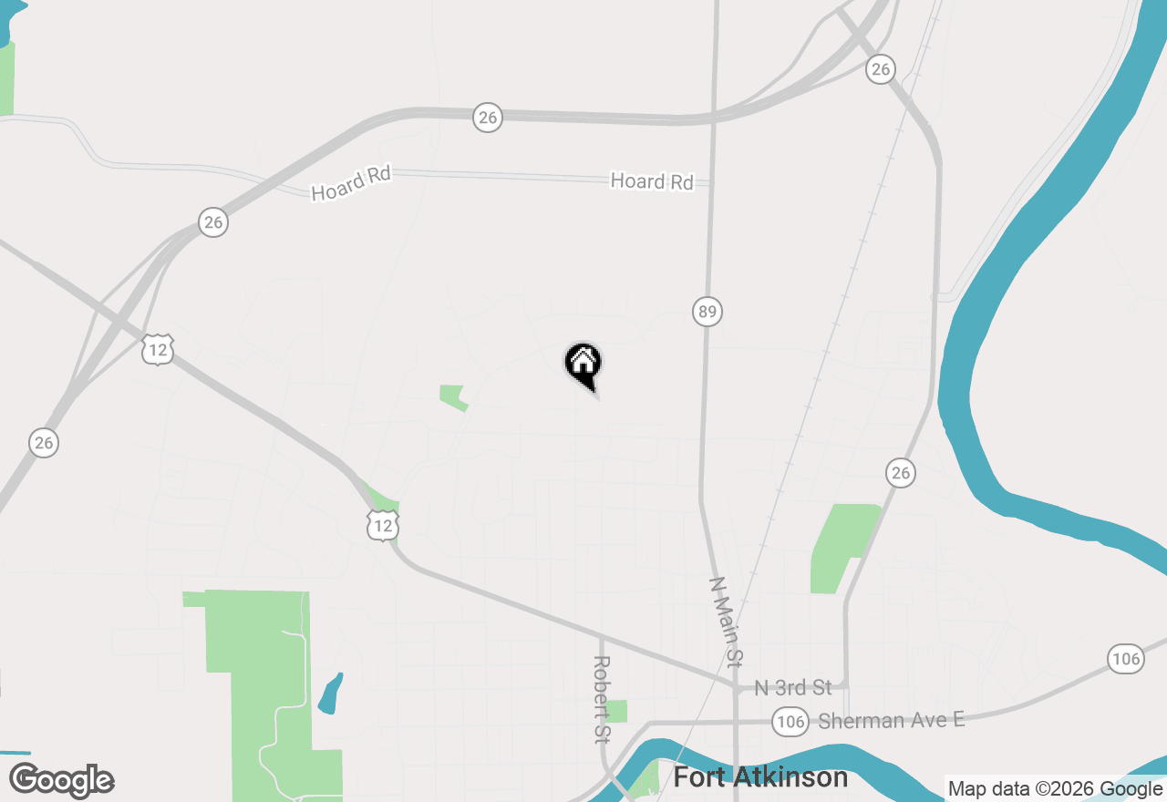 Map of 916 Monroe Street #8, Fort Atkinson, WI 53538