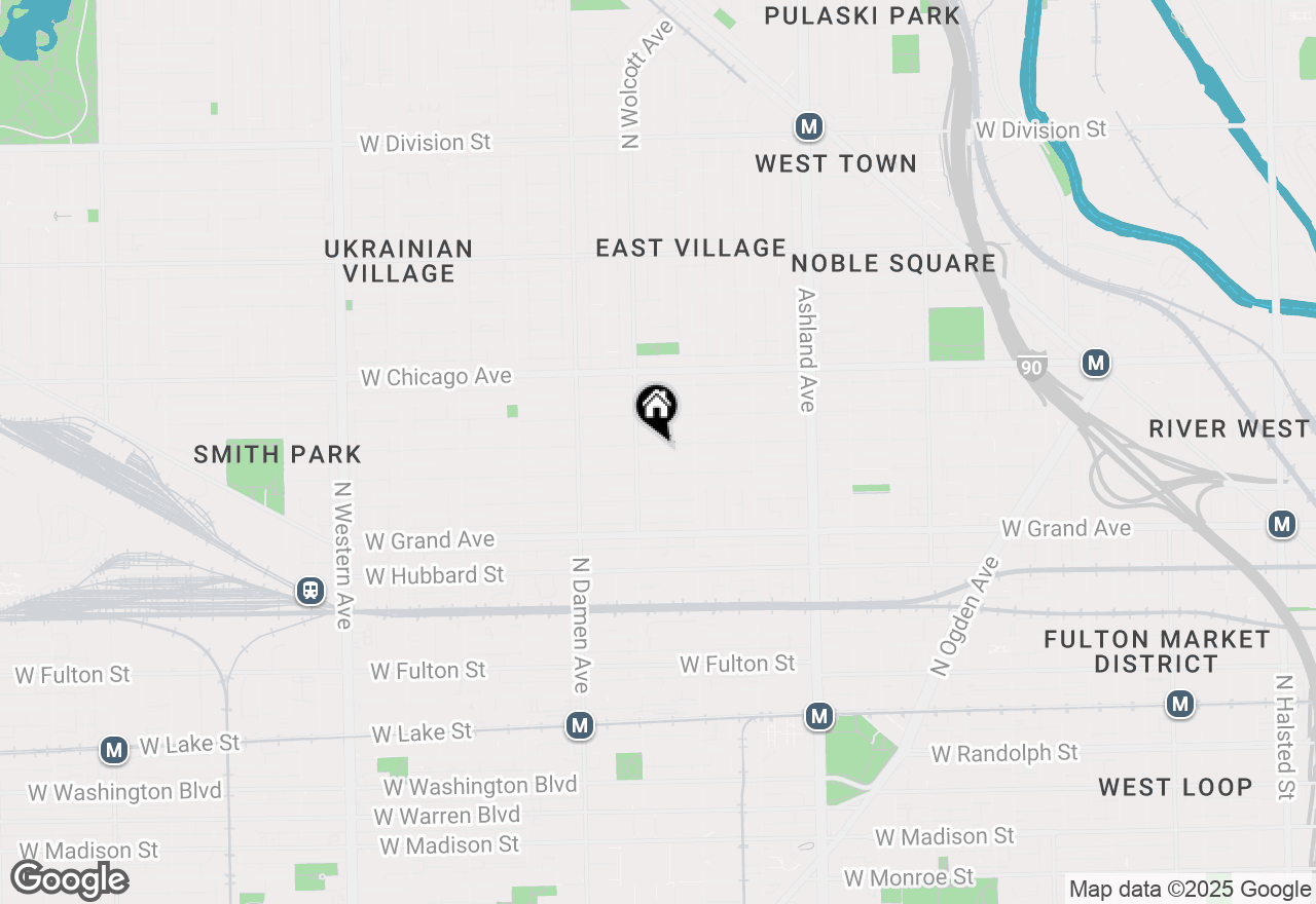 Map of 1838 W Erie Street, Chicago, IL 60622