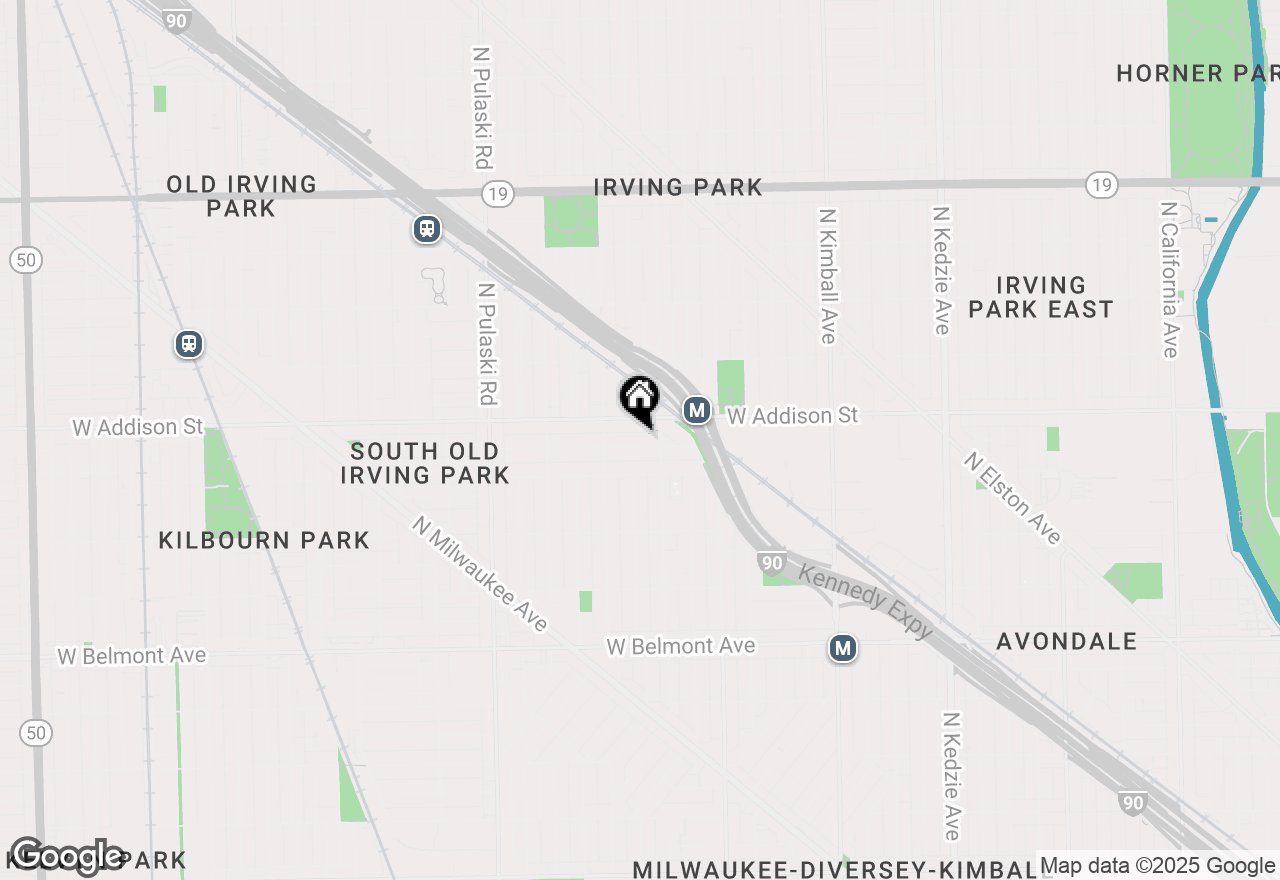 Map of 3720 W Eddy Street, Chicago, IL 60618