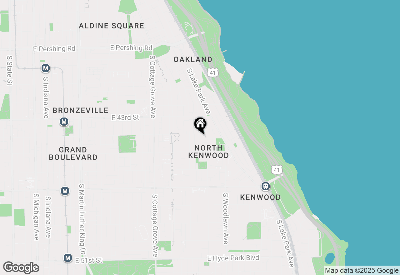 Map of 4411 S Berkeley Avenue, Chicago, IL 60653