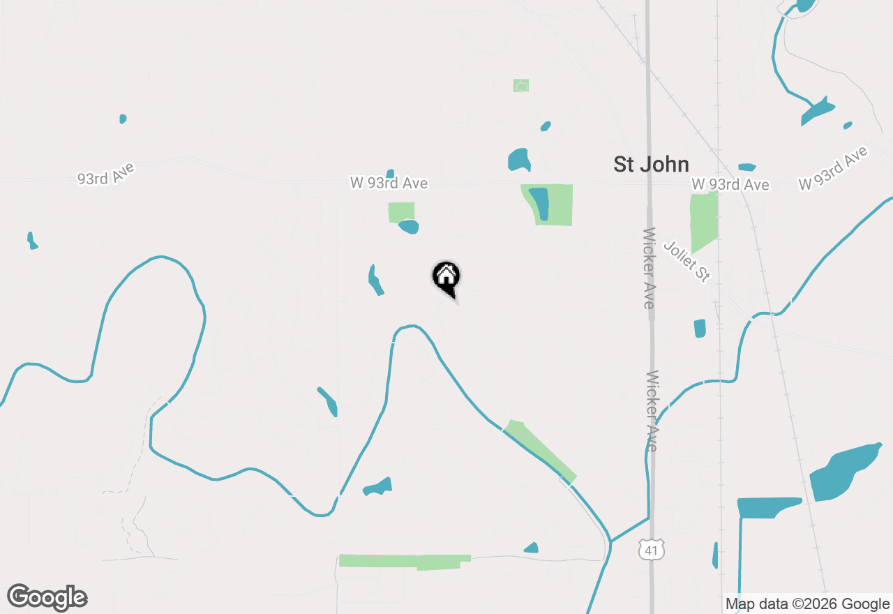 Map of 9689 Acorn Drive, St. John, IN 46373