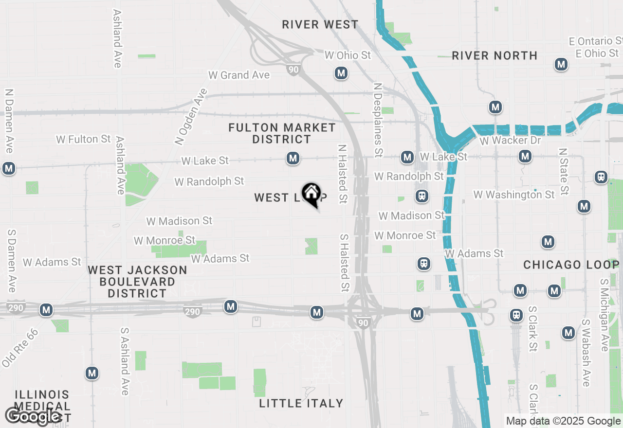 Map of 910 W Madison Street #602, Chicago, IL 60607