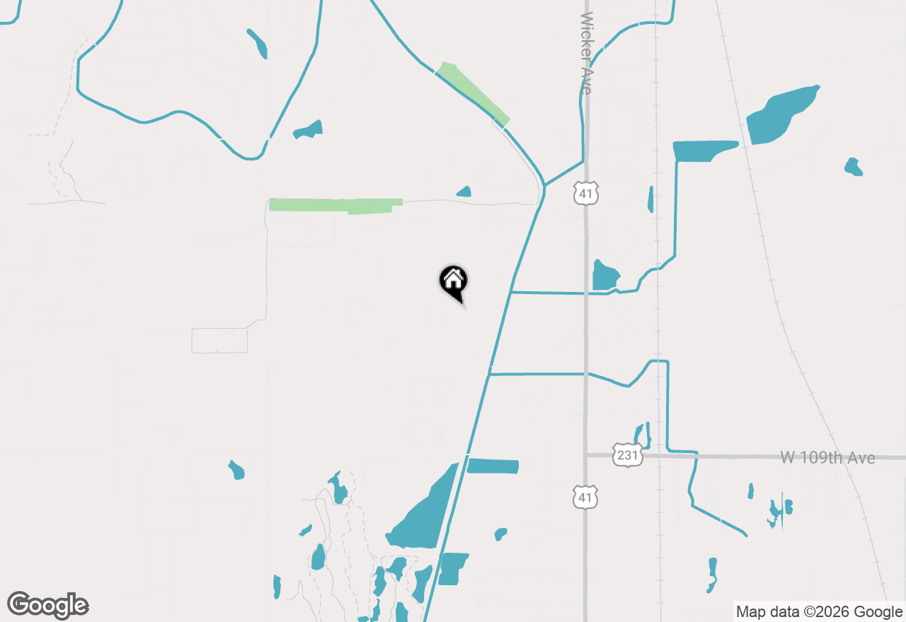 Map of 10553 Oakridge Court, St. John, IN 46373