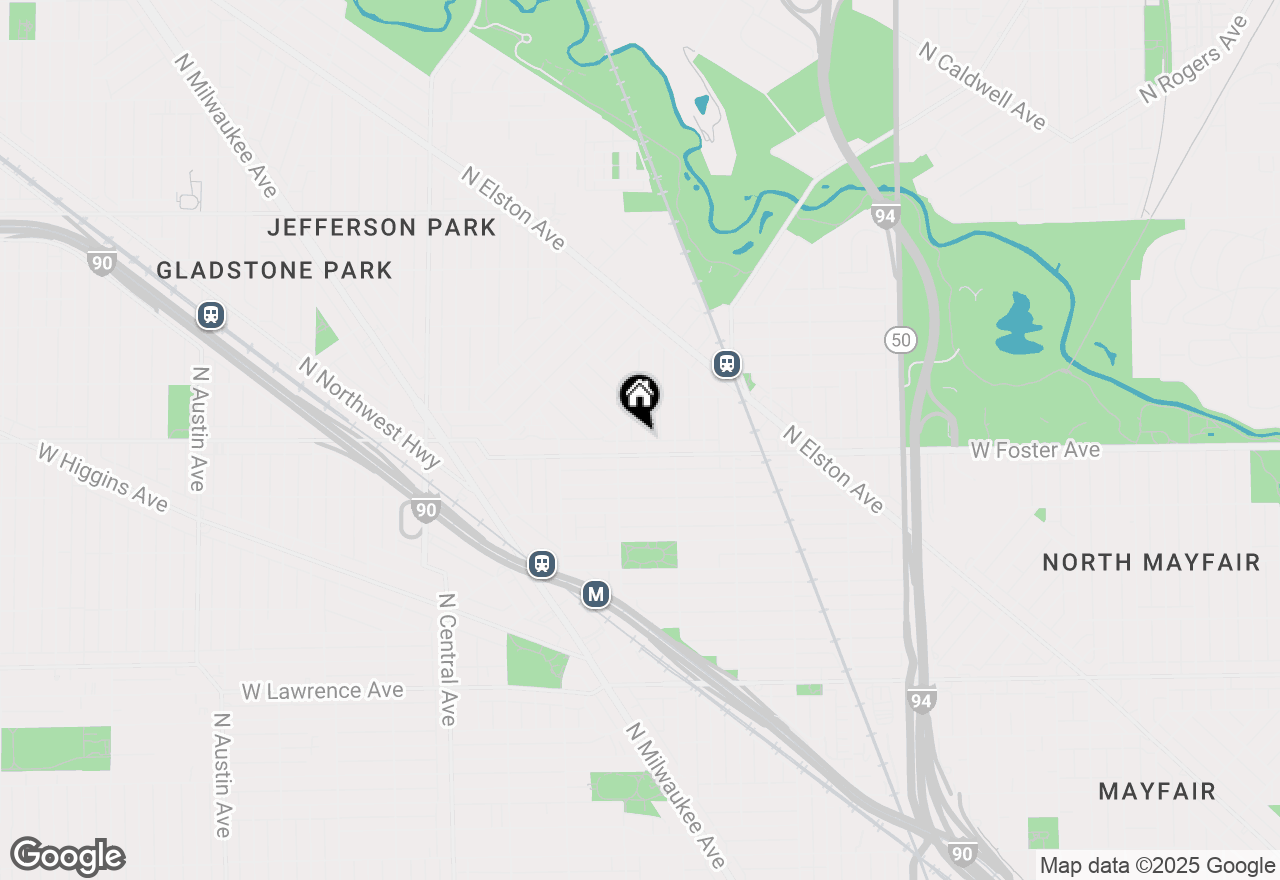 Map of 5214 N Latrobe Avenue, Chicago, IL 60630