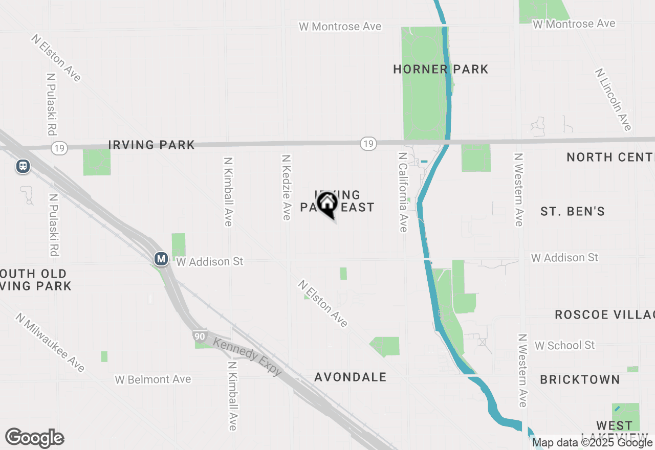 Map of 3710 N Whipple Street #1N, Chicago, IL 60618