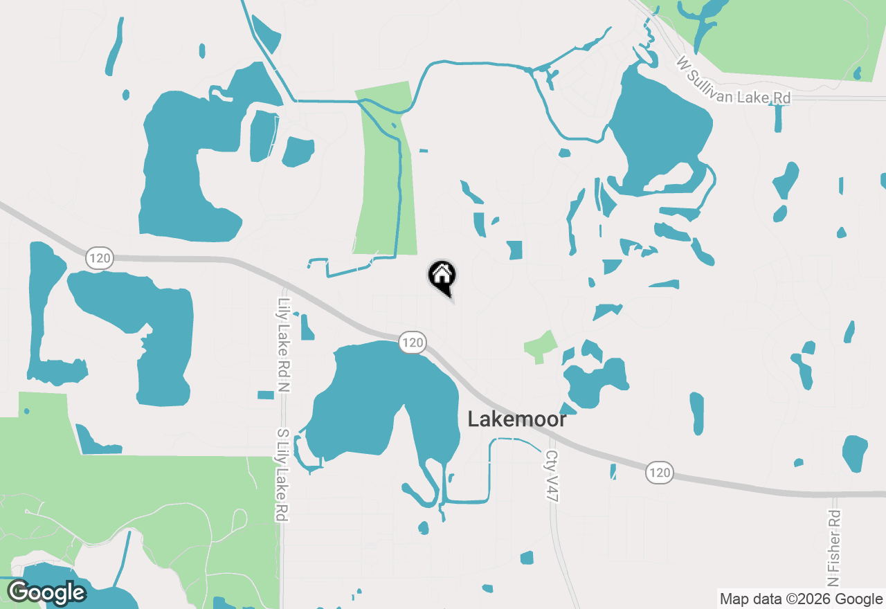 Map of 423 Lily Lane, Lakemoor, IL 60051
