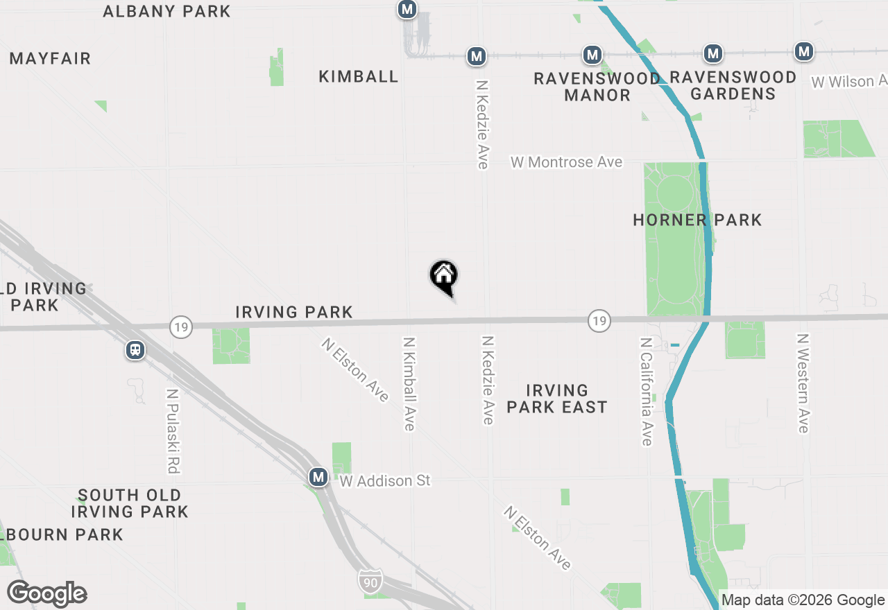 Map of 4014 N Spaulding Avenue #GDN, Chicago, IL 60618