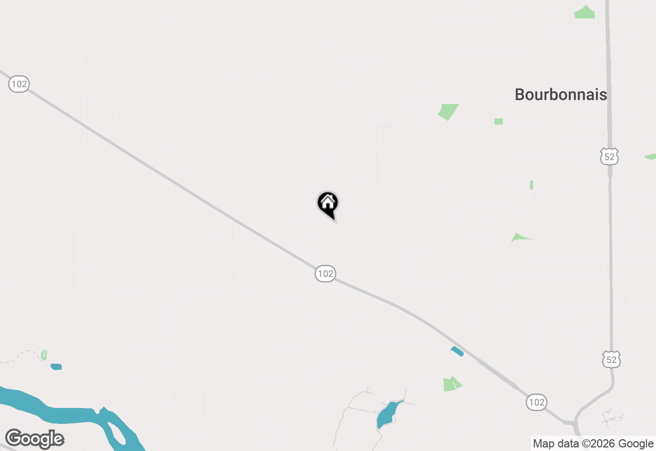 Map of 1278 Theresa Lane, Bourbonnais, IL 60914