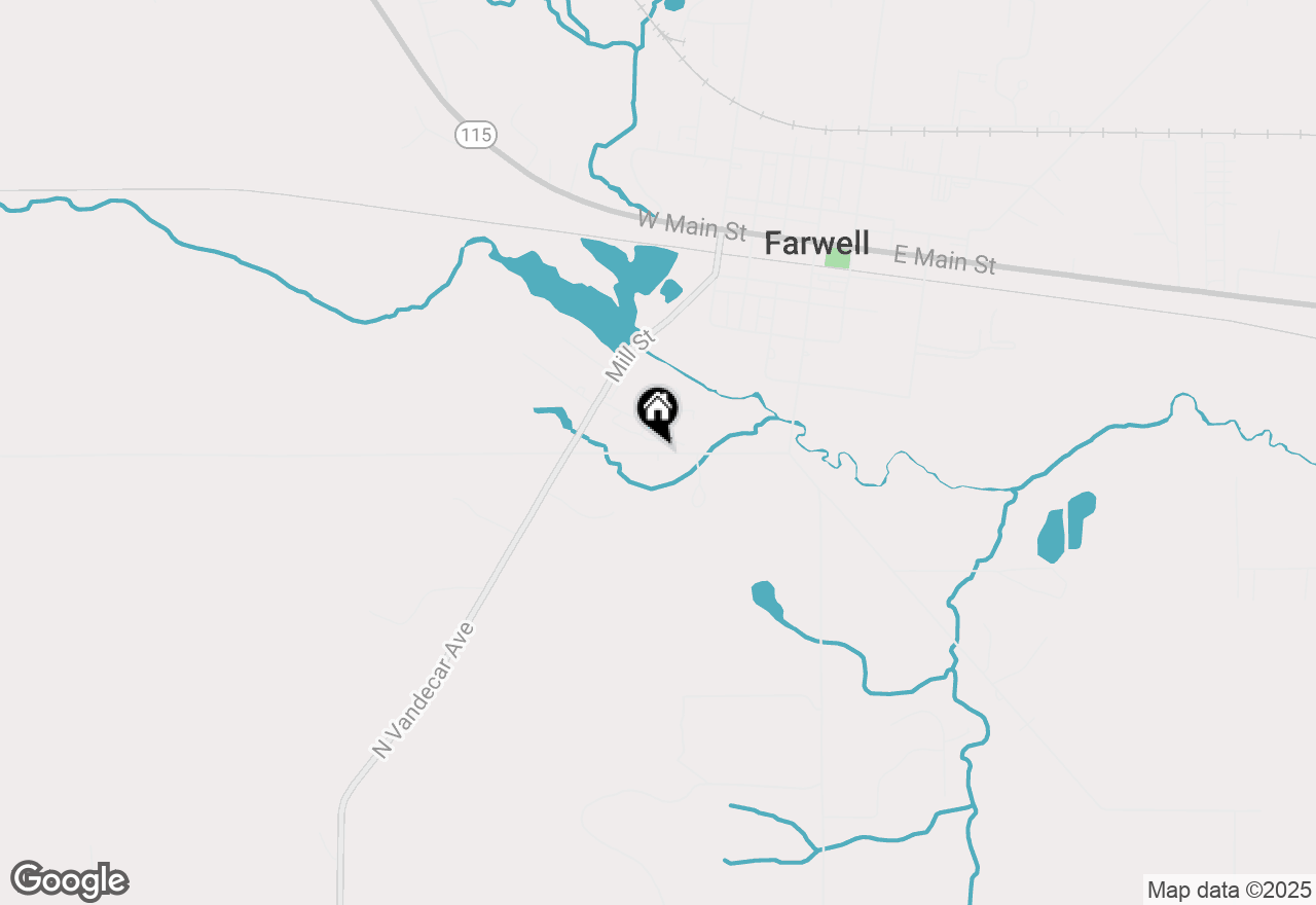 Map of 0 V/L W Washington Road, Farwell, MI 48622