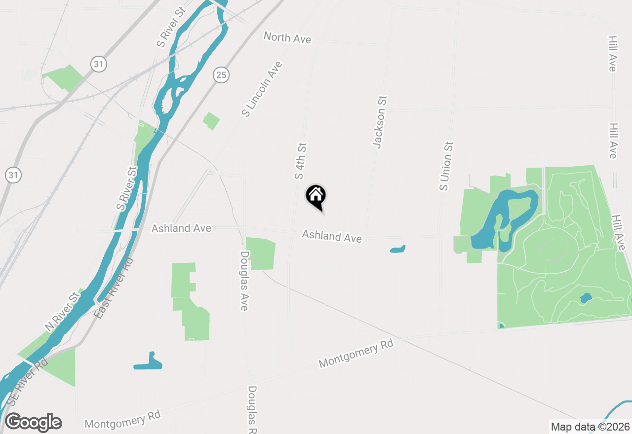 Map of 910 Pearl Street, Aurora, IL 60505