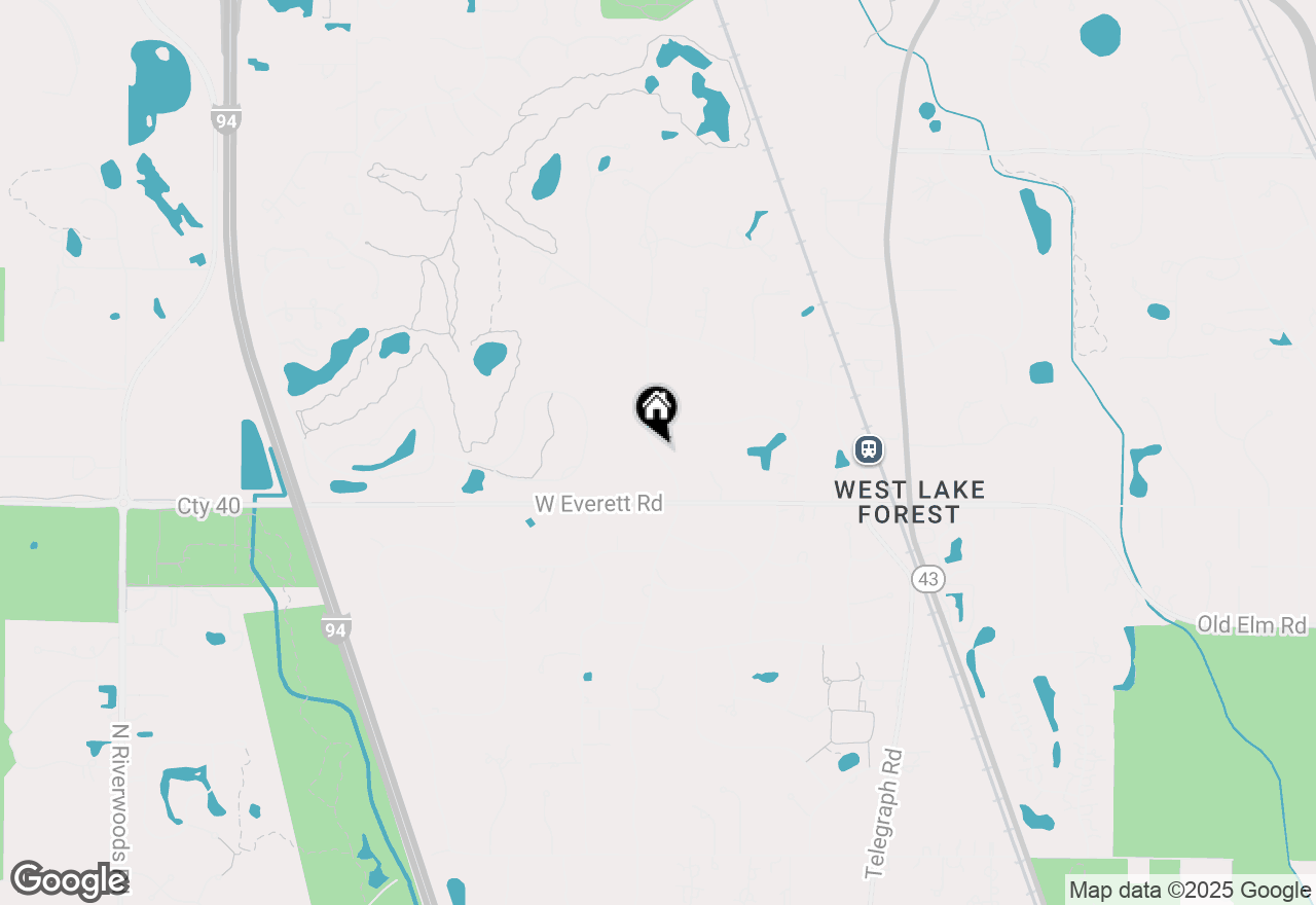 Map of 922 Oak Knoll Drive, Lake Forest, IL 60045