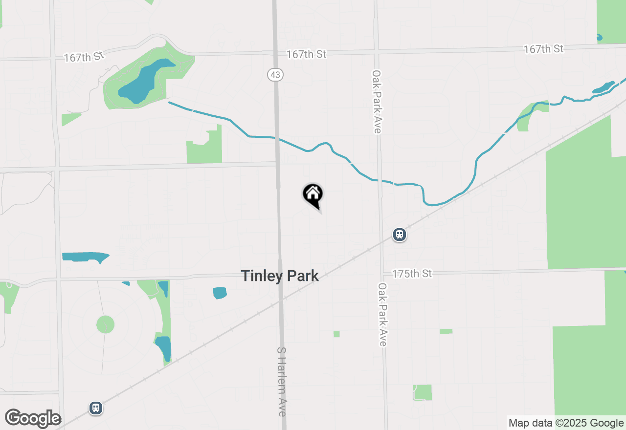 Map of 17243 71st Avenue, Tinley Park, IL 60477