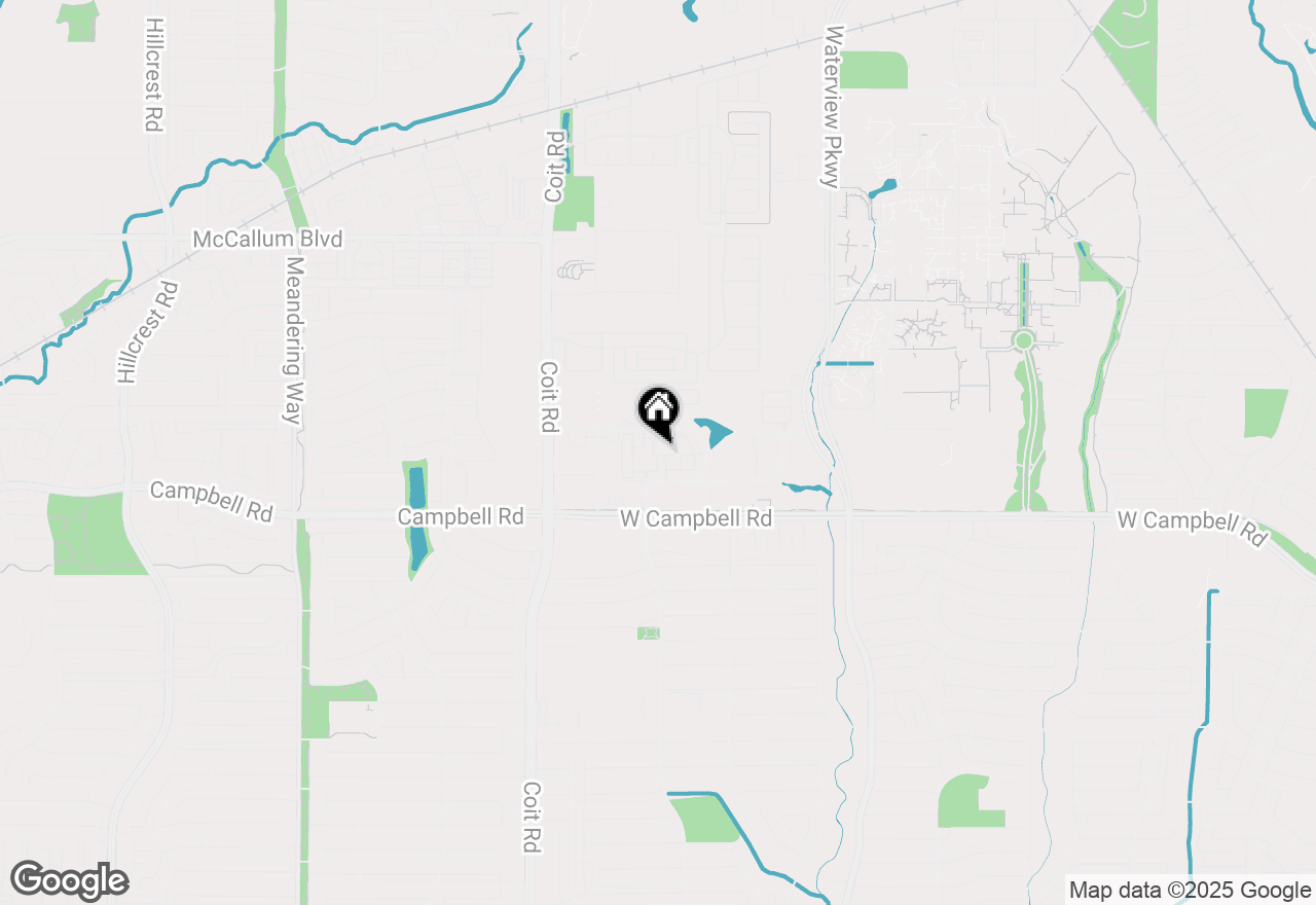 Map of 1216 Emerald Glen Trail, Richardson, TX 75080