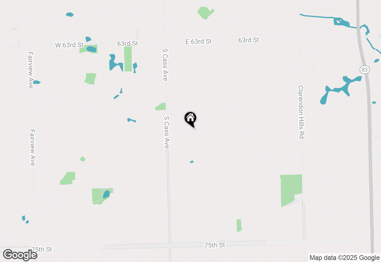 Map of 1040 Woodbine Lane, Darien, IL 60561