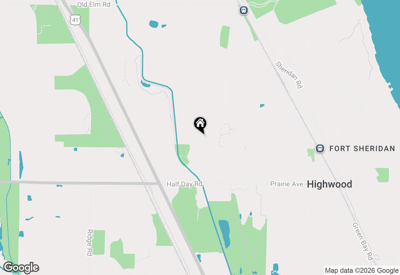 Map of 2860 Arlington Avenue, Highland Park, IL 60035