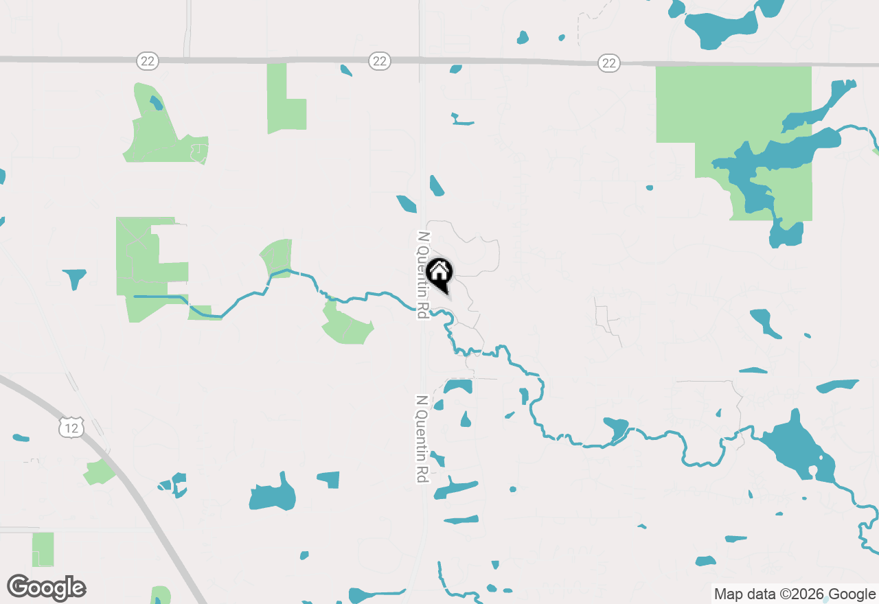 Map of 22292 N Prairie Lane, Kildeer, IL 60047