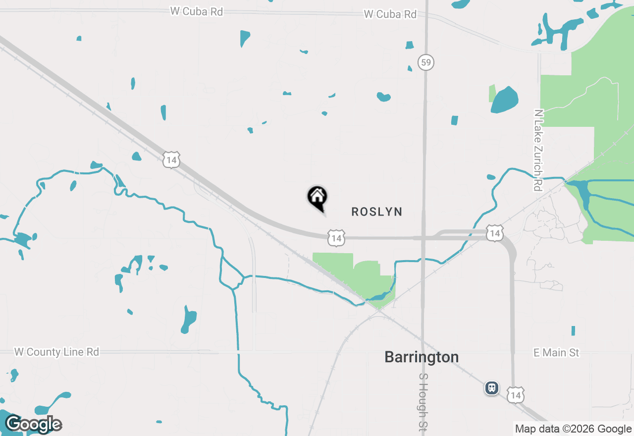 Map of 639 Cumnor Avenue, Barrington, IL 60010