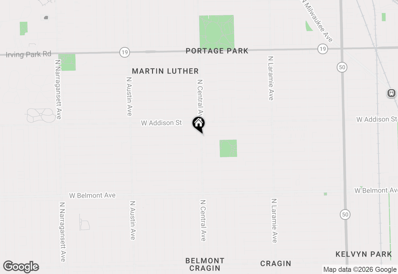 Map of 3508 N Central Avenue, Chicago, IL 60634