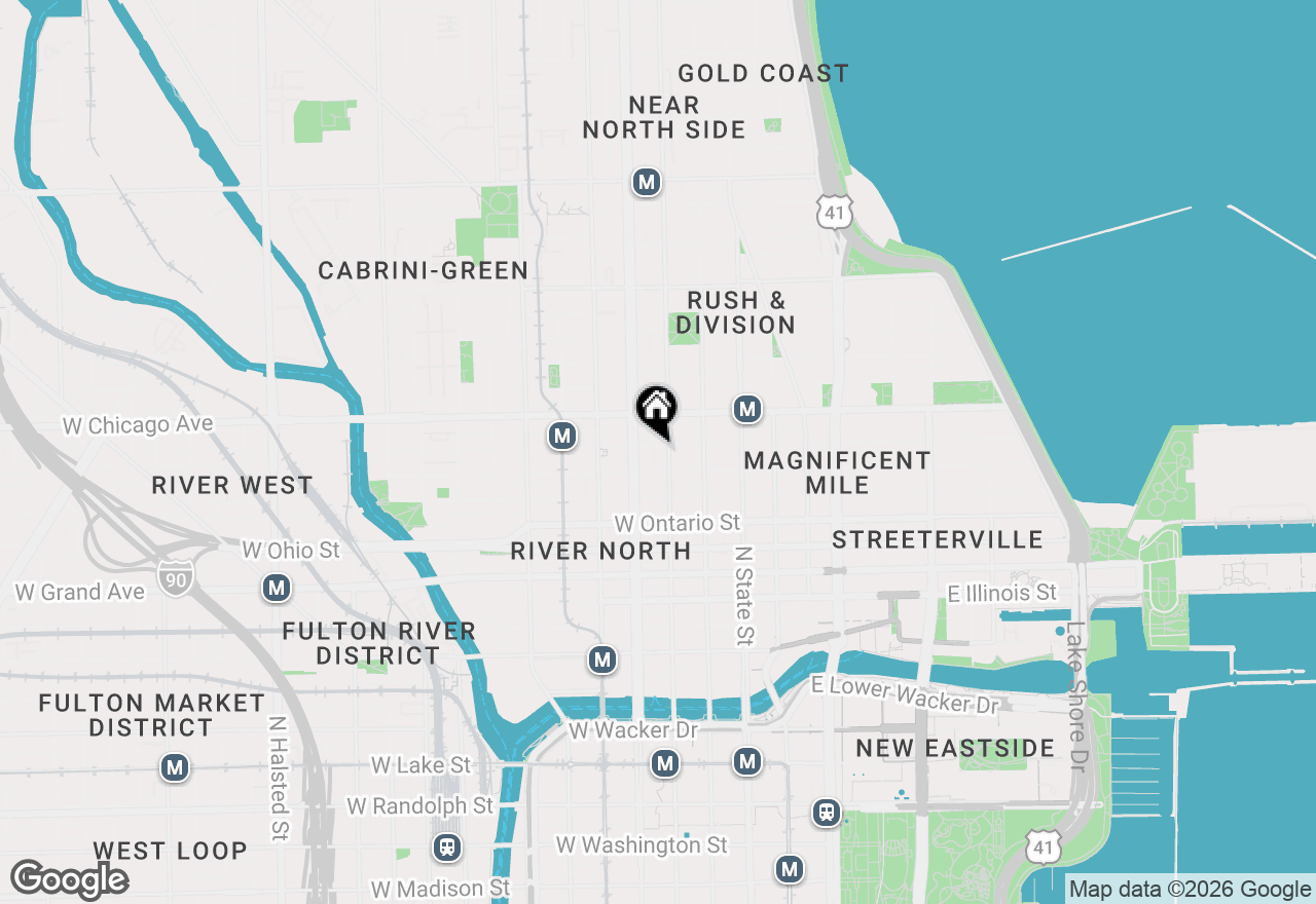 Map of 101 W Superior Street #903, Chicago, IL 60654