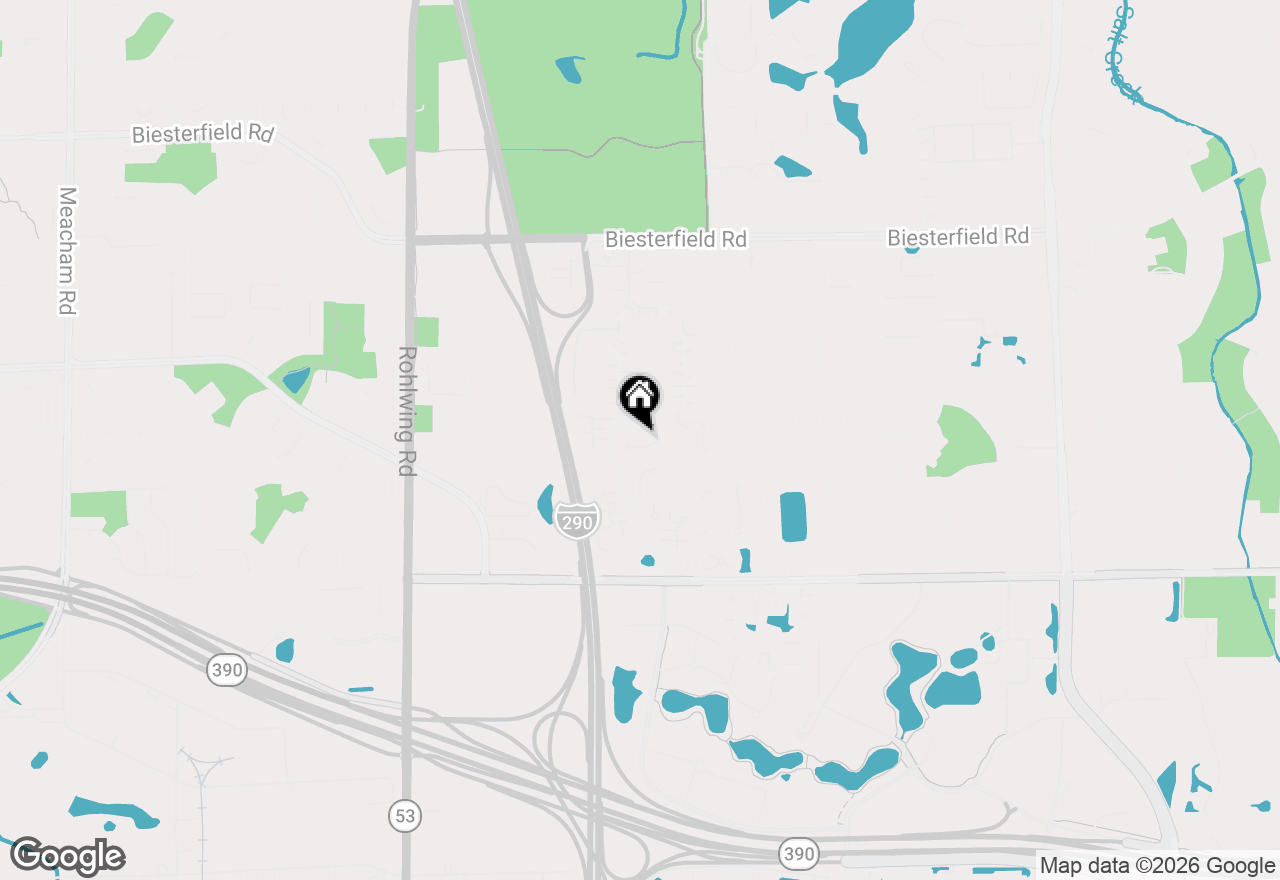 Map of 922 Little Falls Court, Elk Grove Village, IL 60007