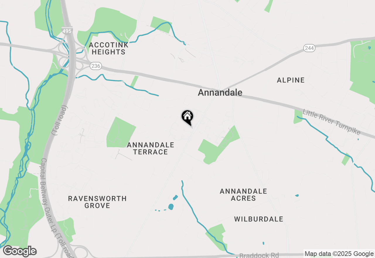 Map of 4472 Ruggles Court, Annandale, VA 22003
