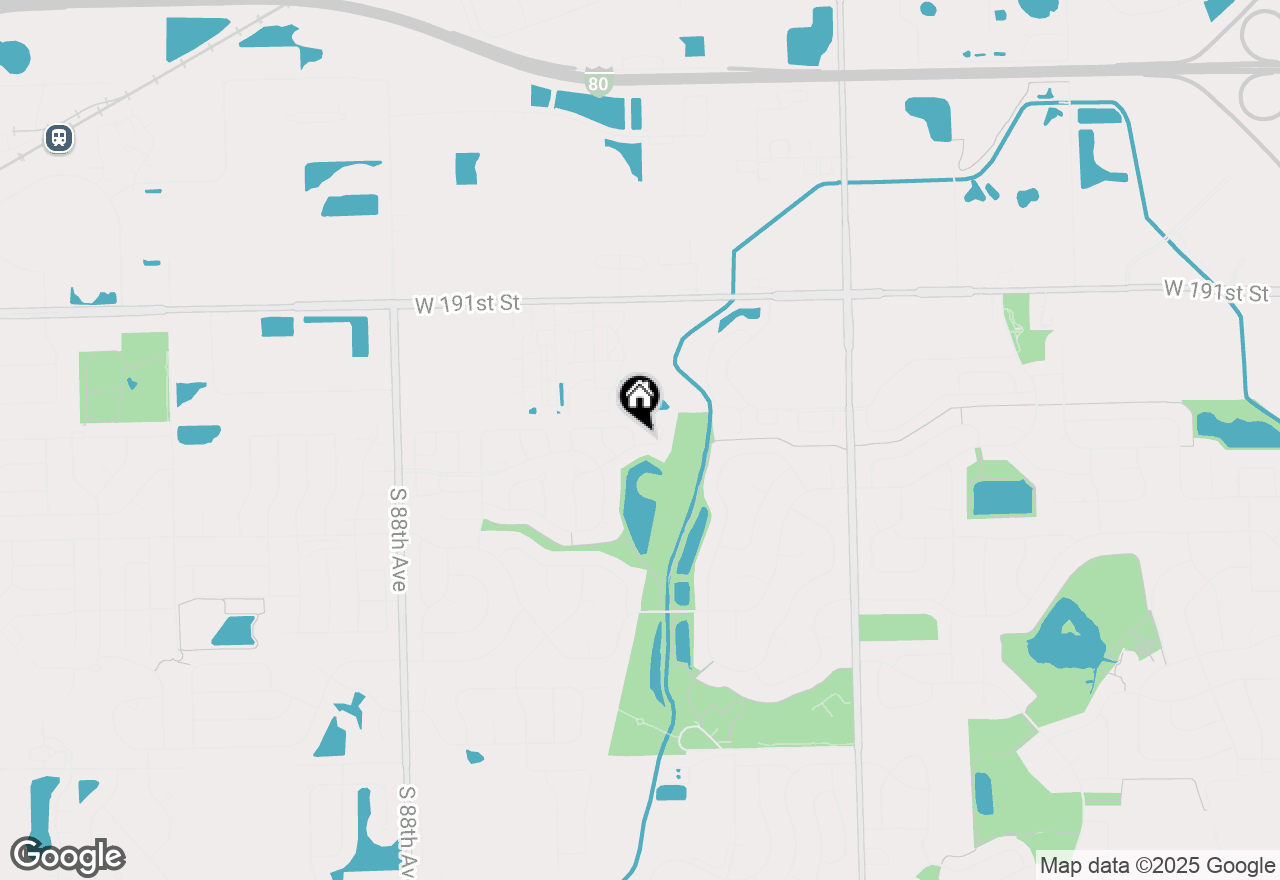 Map of 8378 Dunmore Drive, Tinley Park, IL 60487