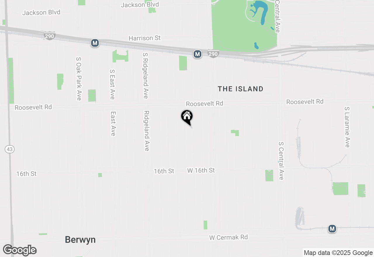 Map of 1320 S 61st Court, Cicero, IL 60804