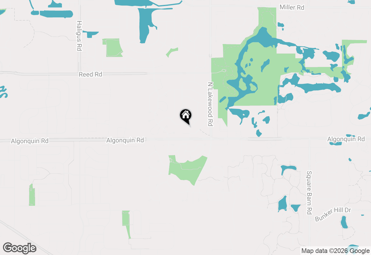 Map of 5450 Alexandria Drive, Lake In The Hills, IL 60156